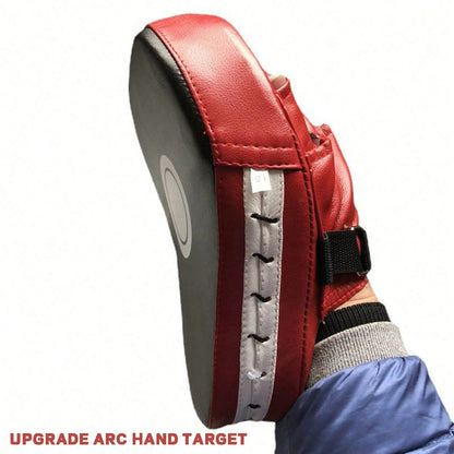 1pc/1pc (1 Piece) Boxing Gloves And Kicking Target Set- Taekwondo Training Equipment Suitable For MMA, Boxing And Karate- Shock-Absorbing Durable PU Padding, Martial Arts Equipment, Combat Sports Ac