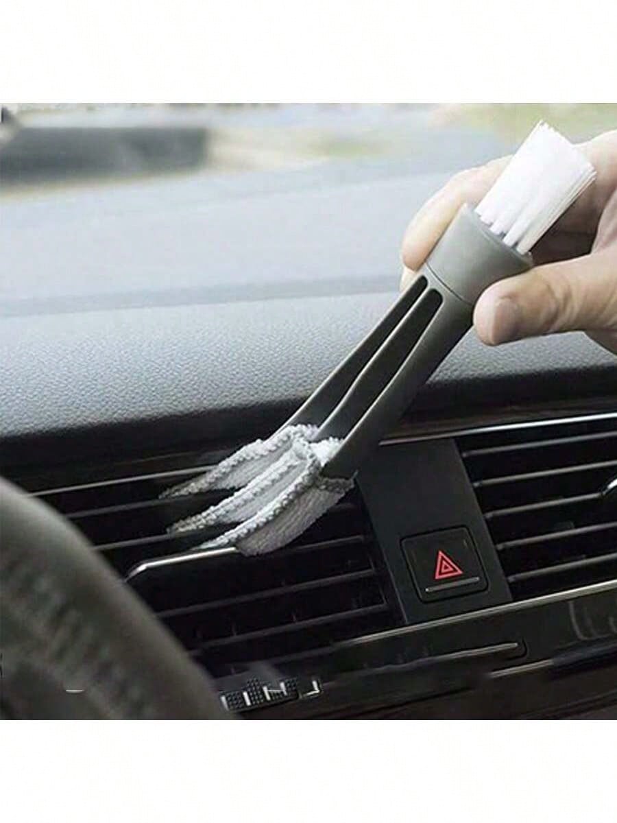 1Pc/2Pcs Car Air Vent Cleaning Brush- Soft Bristle Interior Duster, Car Interior Cleaning Tool, Auto Accessories, Car Detailing