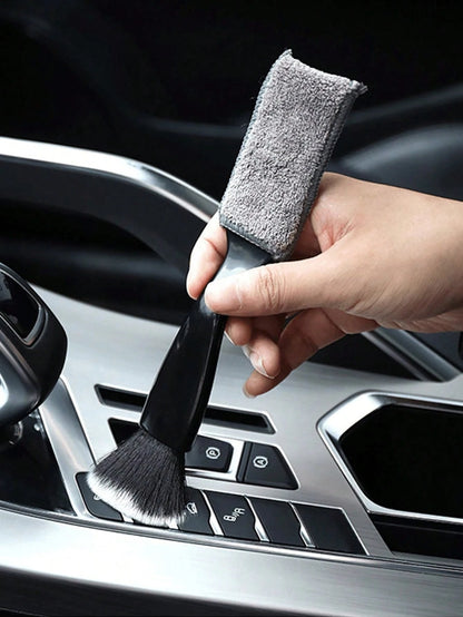 1Pc/2Pcs Car Air Vent Cleaning Brush- Soft Bristle Interior Duster, Car Interior Cleaning Tool, Auto Accessories, Car Detailing