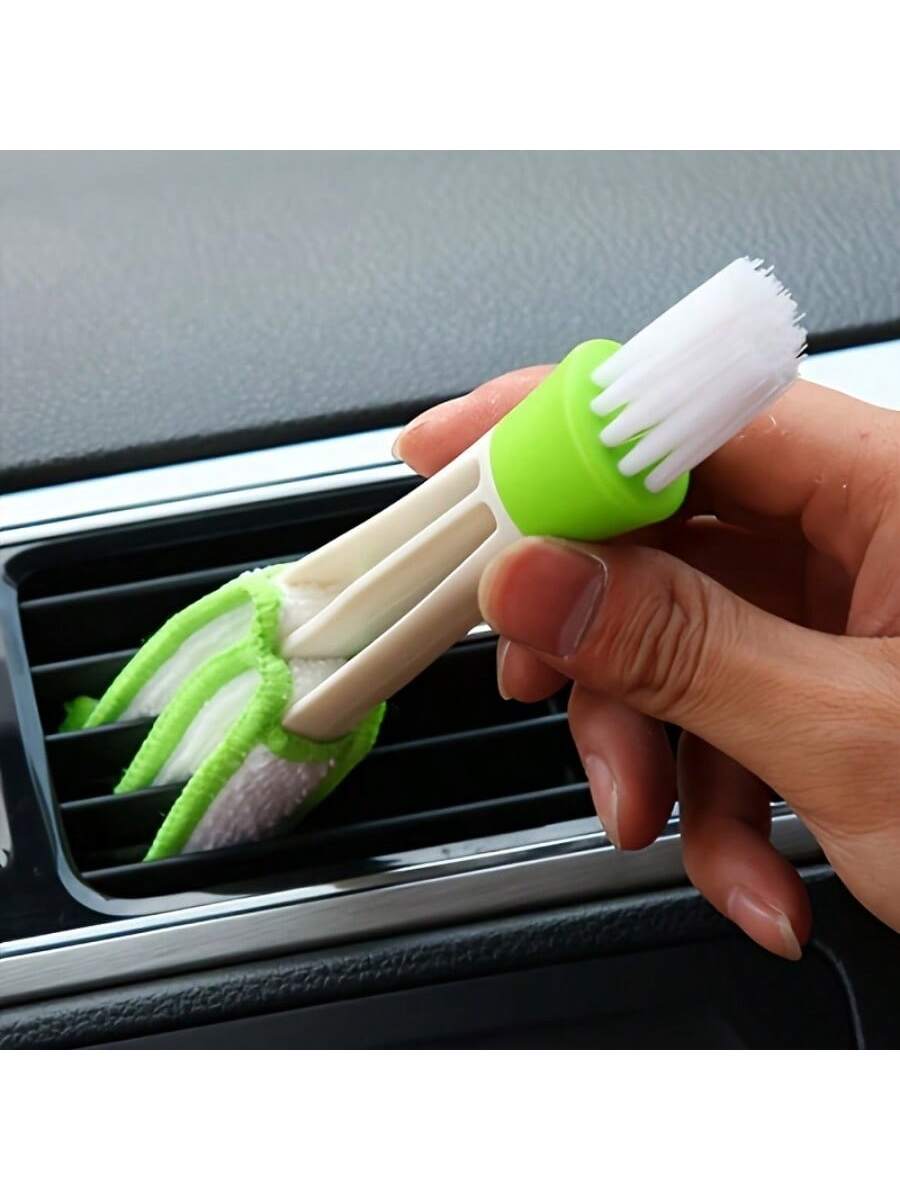 1Pc/2Pcs Car Air Vent Cleaning Brush- Soft Bristle Interior Duster, Car Interior Cleaning Tool, Auto Accessories, Car Detailing