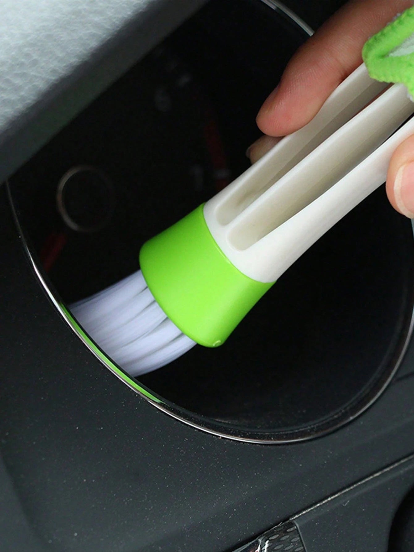 1pc/2pcs Car Air Vent Cleaning Brush- Soft Bristle Interior Dusting Brush, Car Interior Cleaning Tool, Car Accessories