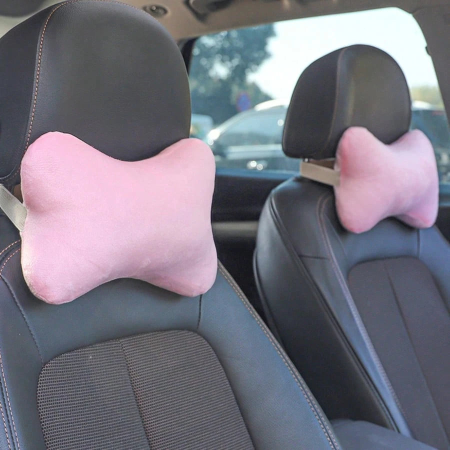 1pc/2pcs Car Headrest, Car Neck Protection Pillow, Car Headrest, Cervical Pillow, Neck Cushion, Car Interior Products Suitable For Driving, Home, Office Seats, Relieve Neck Pain And Pressure Car Pillo