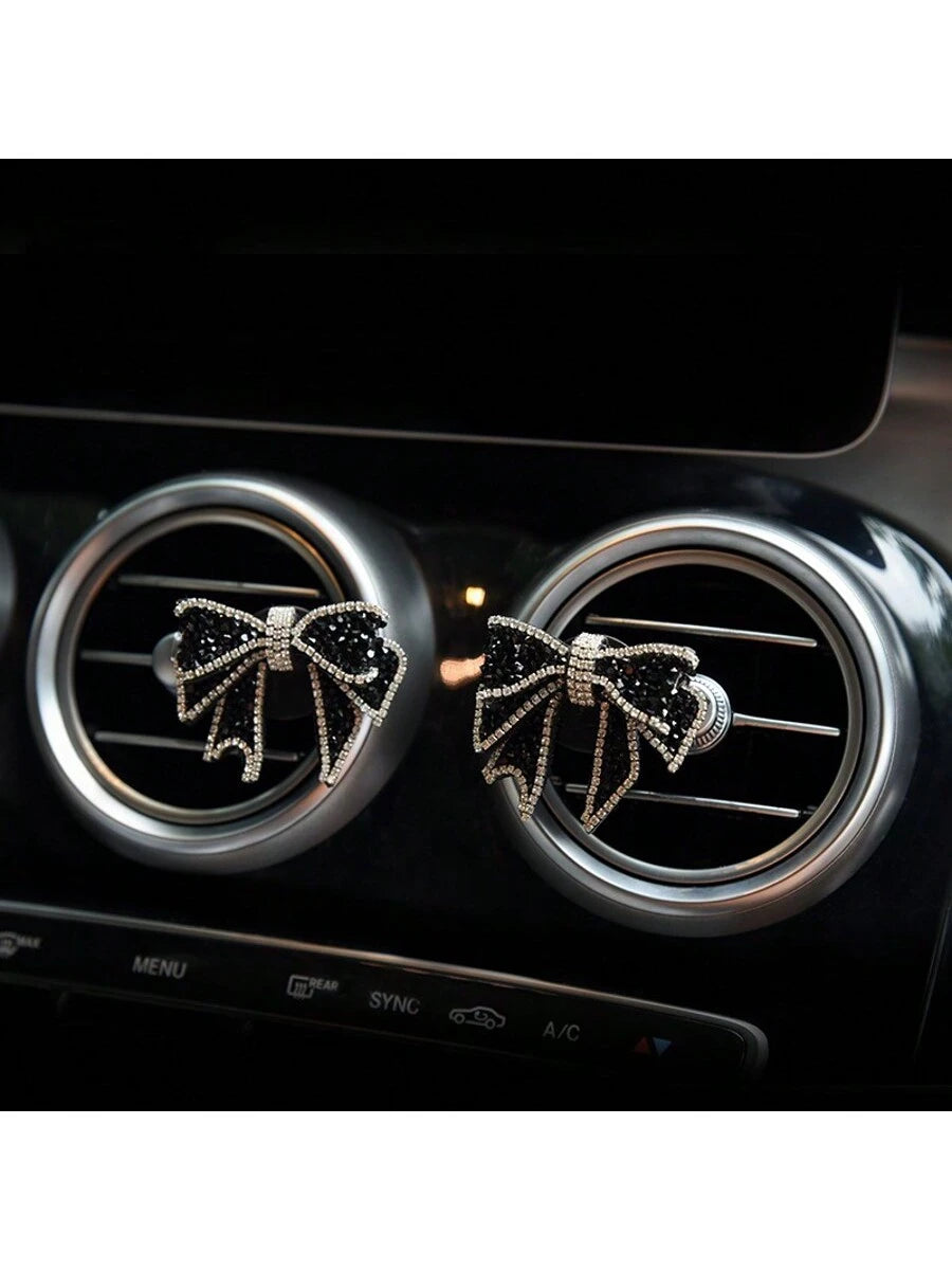 1pc/2pcs Decorative Clip With Bow For Women, Creative Accessory In Fashion, Interior Decoration