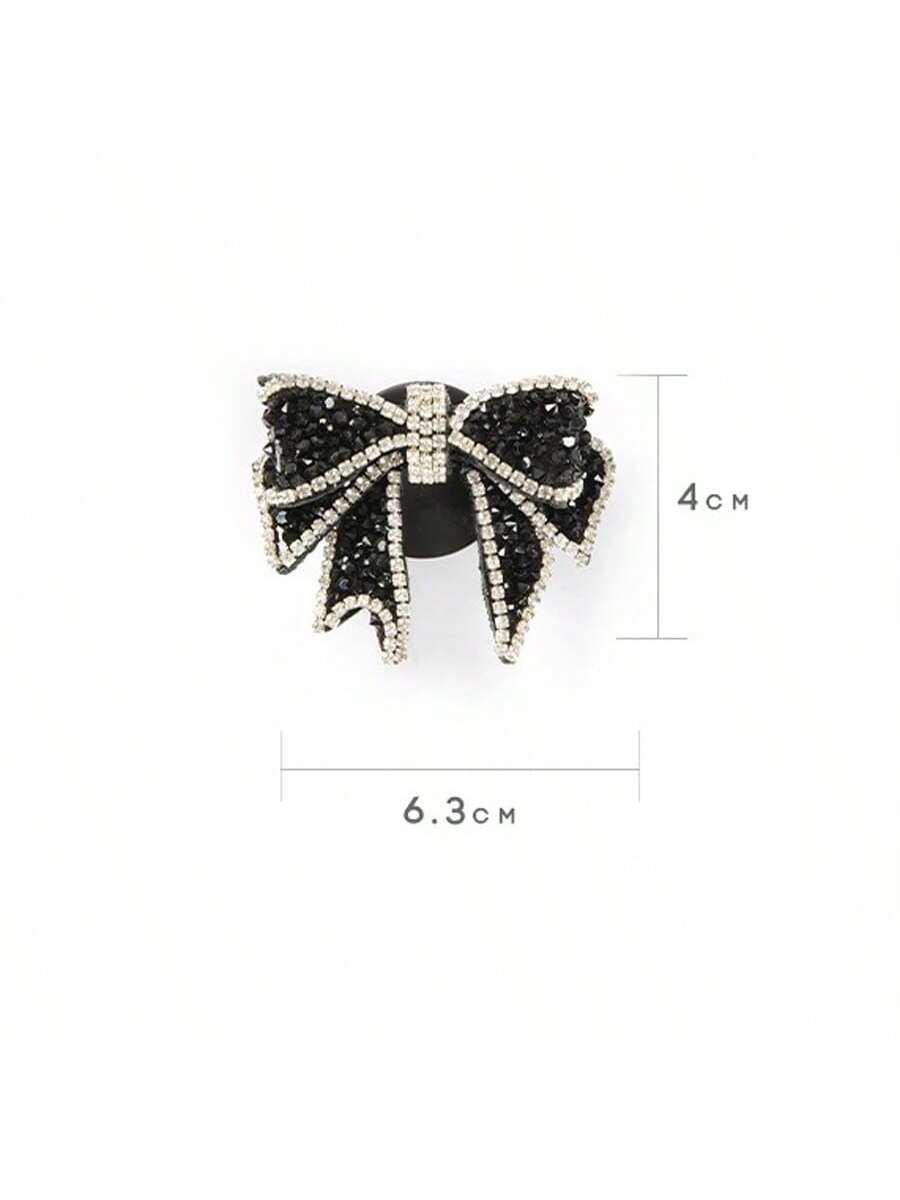 1pc/2pcs Decorative Clip With Bow For Women, Creative Accessory In Fashion, Interior Decoration