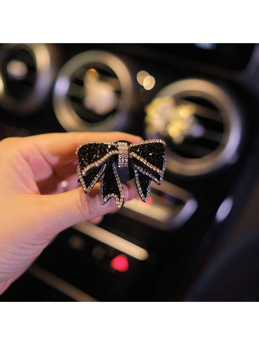 1pc/2pcs Decorative Clip With Bow For Women, Creative Accessory In Fashion, Interior Decoration