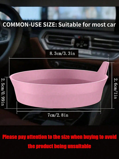 1pc/2pcs Silicone Car Cup Holders, Universal Anti-Slip Embedded Car Interior Accessories- Car Cup Holder Insert Coaster