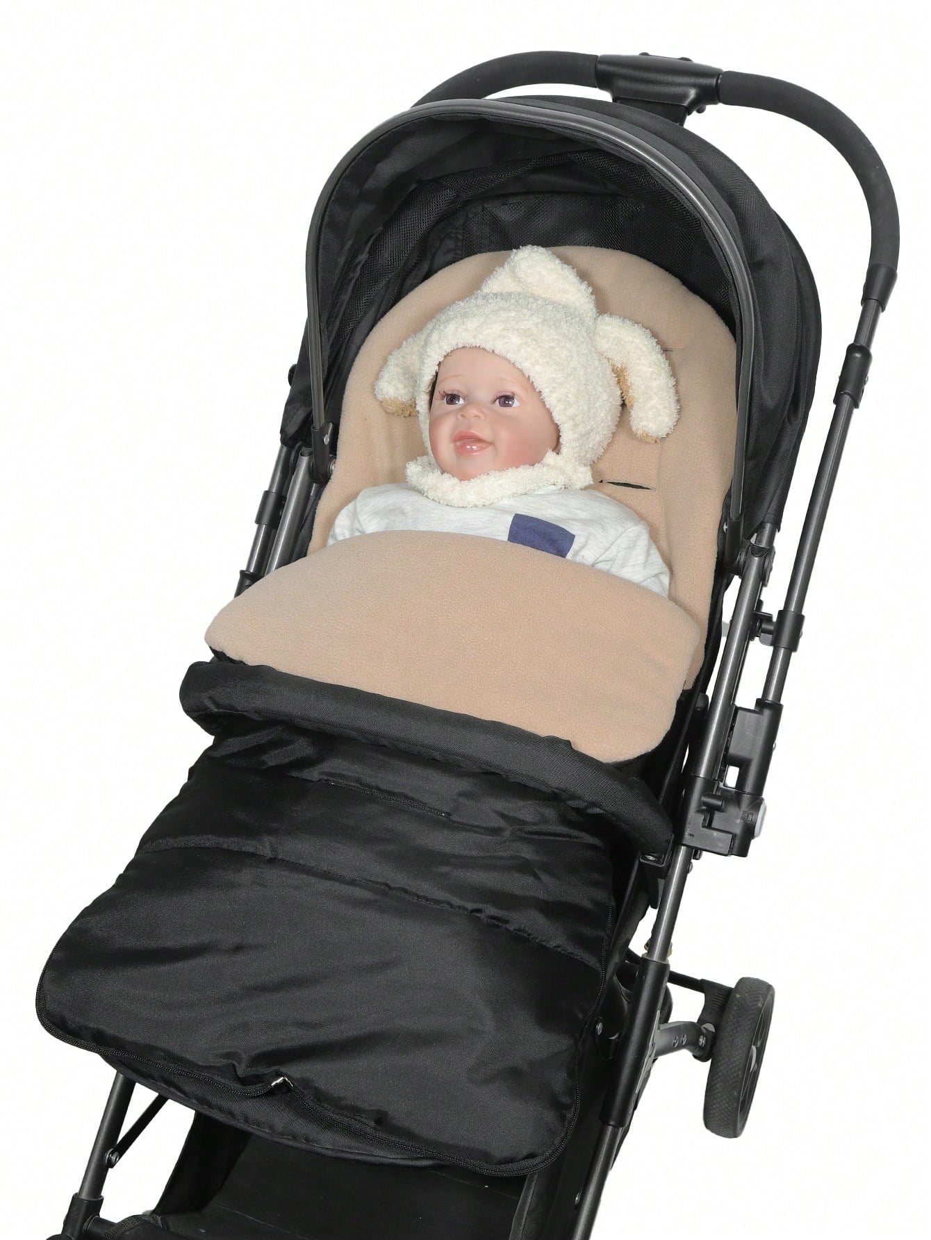 1pc Baby Stroller Foot Cover, Winter Essential, Warm & Comfortable Design, Easy Installation, Provides Cozy Protection, Best Gift Choice