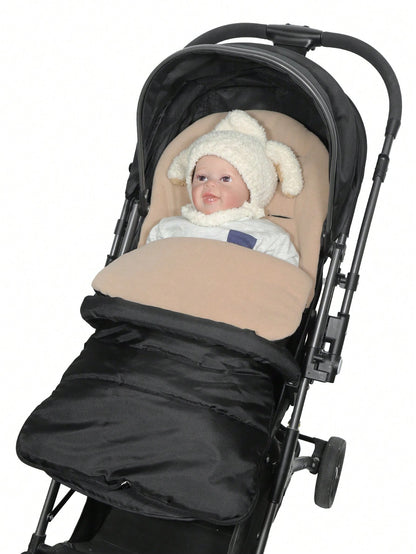 1pc Baby Stroller Foot Cover, Winter Essential, Warm & Comfortable Design, Easy Installation, Provides Cozy Protection, Best Gift Choice