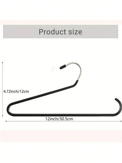 1pc Baseball Cap Holder Rack, Made Of Metal And Plastic, Fits For Closet, Portable Hat Storage Hanger, Holds Up To 20 Caps, Suitable For Various Cap Types And Sizes, Black,Bag,Organizer,Storage, Back