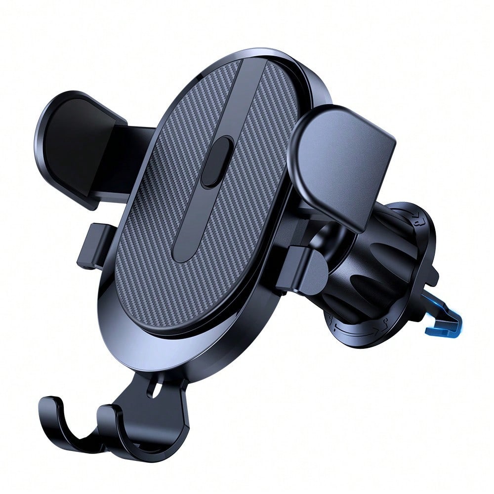 1pc Black ABS Multi-Function Universal Car Phone Holder, Car Air Vent Phone Mount, Navigation Phone Holder