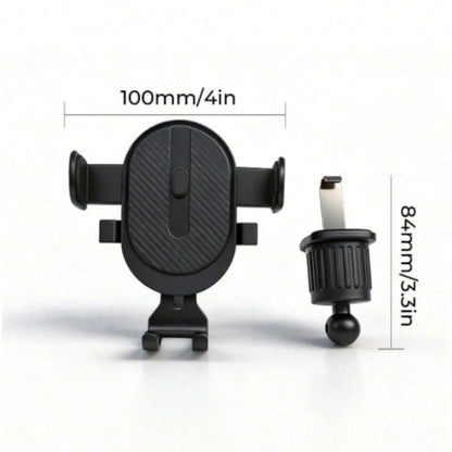 1pc Black ABS Multi-Function Universal Car Phone Holder, Car Air Vent Phone Mount, Navigation Phone Holder