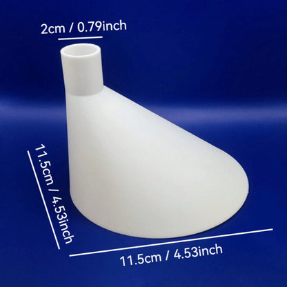 1PC Car Eccentric Fuel Funnel, Car Oil Funnel
