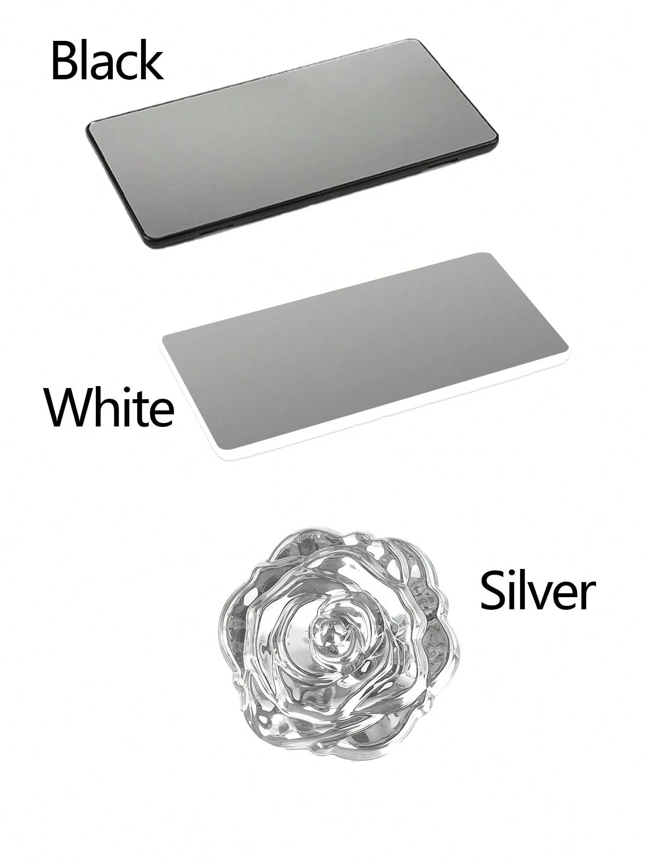 1pc Car Makeup Mirror, Sun Visor Makeup Mirror, Car Rearview Mirror, Ultra-Thin Strap, Elastic Band, High-Definition Makeup Mirror, Women's Car Accessories, Automotive Parts (This Product Is A Non-Ill