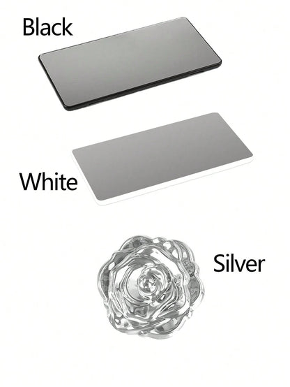 1pc Car Makeup Mirror, Sun Visor Makeup Mirror, Car Rearview Mirror, Ultra-Thin Strap, Elastic Band, High-Definition Makeup Mirror, Women's Car Accessories, Automotive Parts (This Product Is A Non-Ill