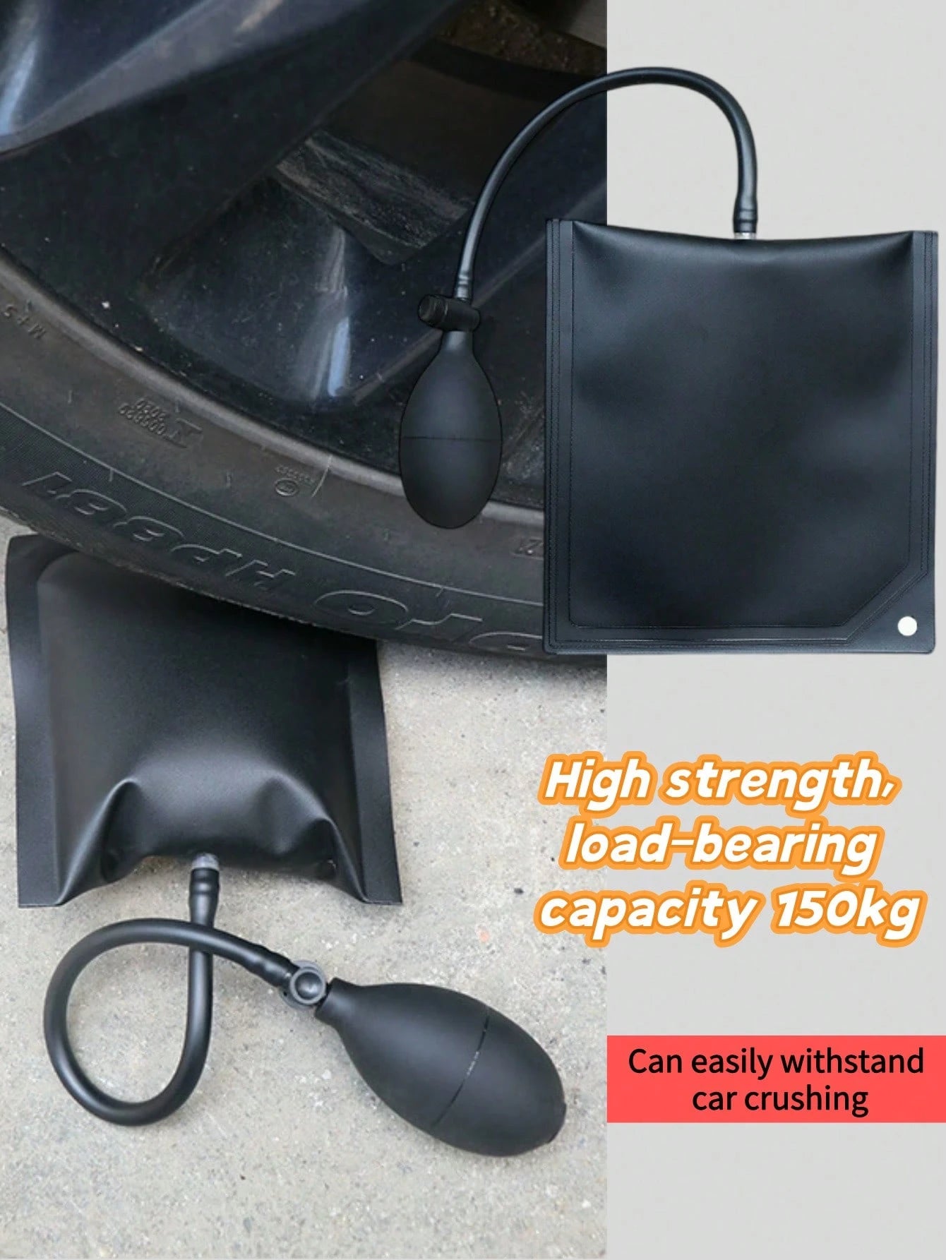 1pc Car Repair Tool Inflatable Airbag- Adjustable Door And Window Installation Air Cushion, Car Door Repair Air Cushion Emergency Open Unlock Tool Kit, Multi-Purpose Repair Tool For Cars And Home, Su