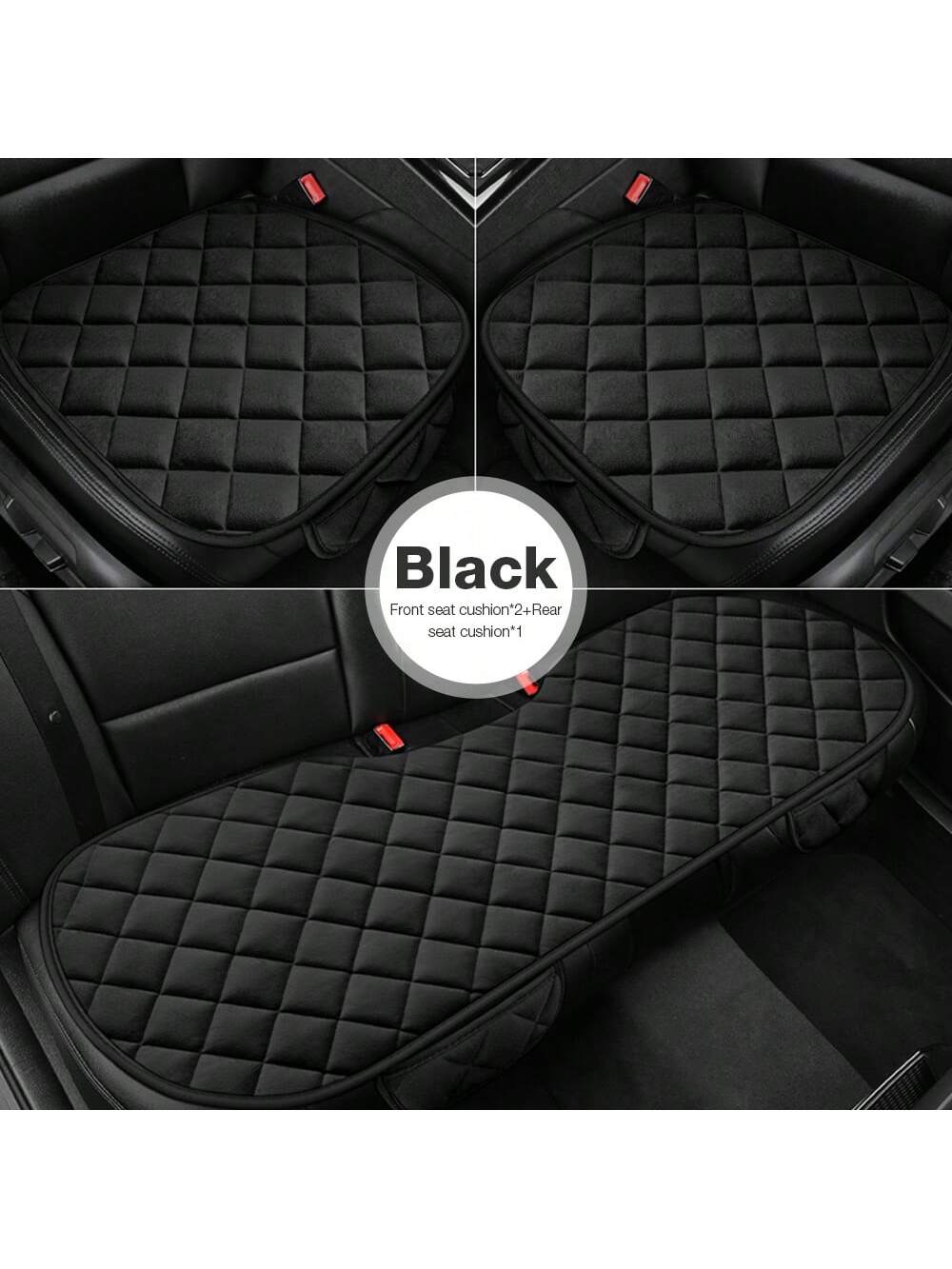 1pc Car Seat Cushion, Warm Seat Cushion, A Must-Have For Cars In Winter, Plush Car Seat Cushion To Keep Warm