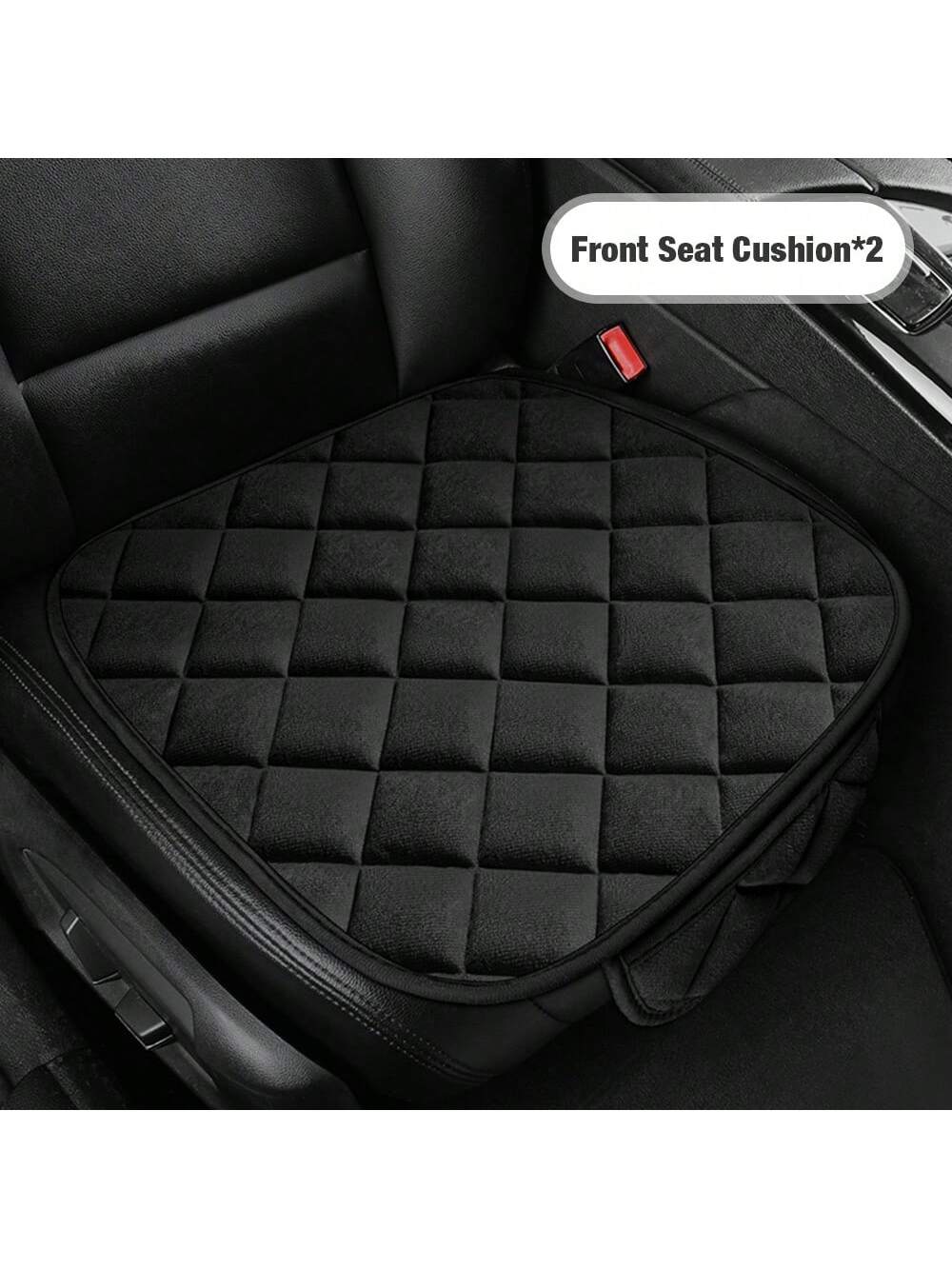 1pc Car Seat Cushion, Warm Seat Cushion, A Must-Have For Cars In Winter, Plush Car Seat Cushion To Keep Warm