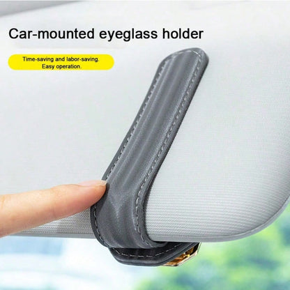 1pc Car Visor Glasses Holder Premium Design Unisex Car Interior Sun Visor Fashion Glasses Storage Clip