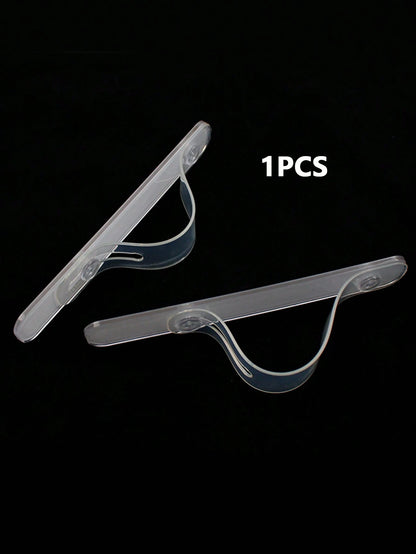 1pc Clear Adhesive Wristband Bracket For Phone, Wrist Strap Holder Back Clip Phone Wristband Back Adhesive Wrist Support Compatible With IPhone, Android Phone, Gift For Birthday, Family, Friends Finge