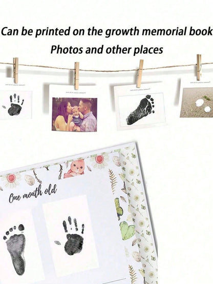 1pc Create Lasting Memories With This DIY Hand And Footprint Kit- Perfect Child Shower GiftOffice,School,Drawing,Student,Boys,Girls,School Supplies