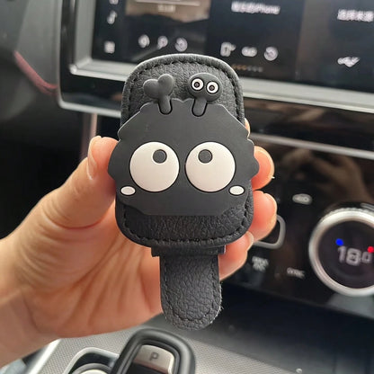 1pc Creative Coal Ball Design Car Sunglasses Holder| Magnetic Clip-On Sun Visor Organizer For Glasses – Quick Release & Anti-Slip| Universal Fit For All Cars