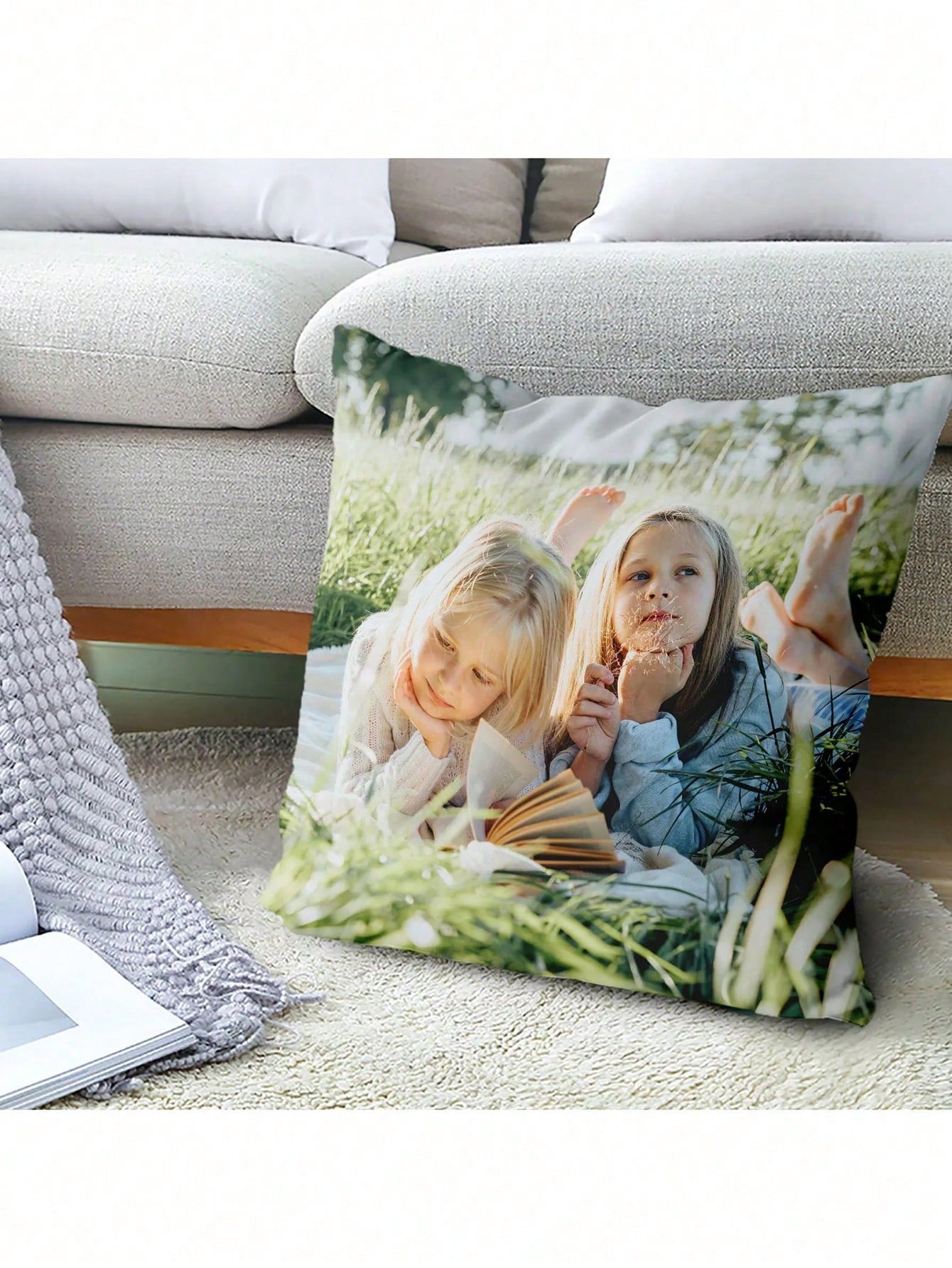 1pc Custom Photo Printed Pillowcase, Personalized Single-Sided Pillow Cover For Pet, Friends. Perfect For Wedding, Mother's Day, Gifts For Him Her, Housewarming, Bedroom/Living Room, Aesthetic Room De