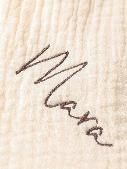 1pc Customized Embroidered Name Rabbit Face Towel/Handkerchief/Bib, Soft Baby Comforter Cloth, Decoration Gift For Baby Boys And Girls, Pink/White/Khaki