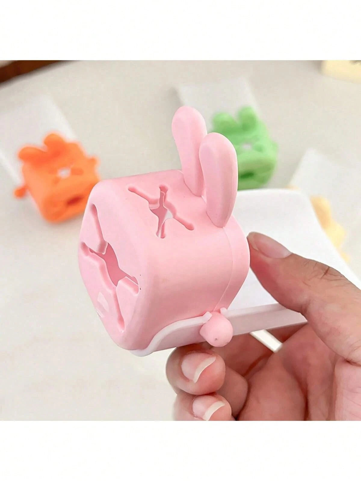 1pc Cute Rabbit Ear Faucet Extender, Baby Hand Washing Water Spout, Anti-Splash Plastic Sink, For Toddler Bathroom