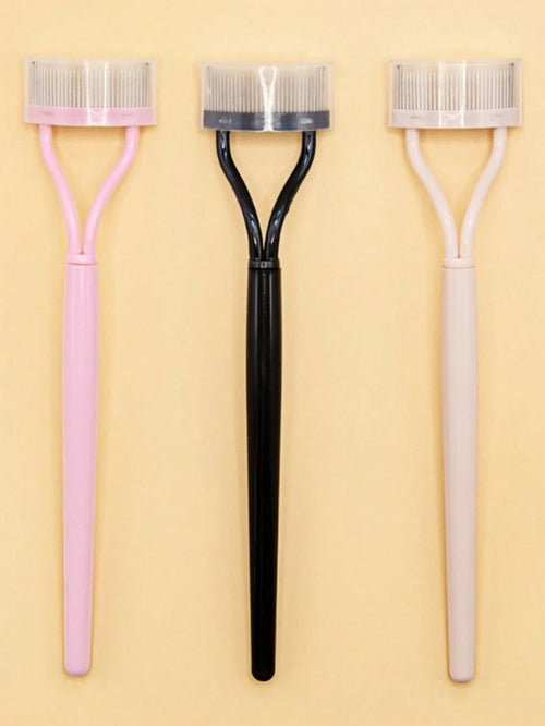 1pc Eyelash Comb Eyelash Separator Steel Needle Eyelash Comb Stainless Steel Dense Teeth Comb Portable Eyelash Curling Auxiliary Tool Makeup Tool Fake Eyelash Grooming Tool,Eyebrow Brush,Eyeshadow Bru