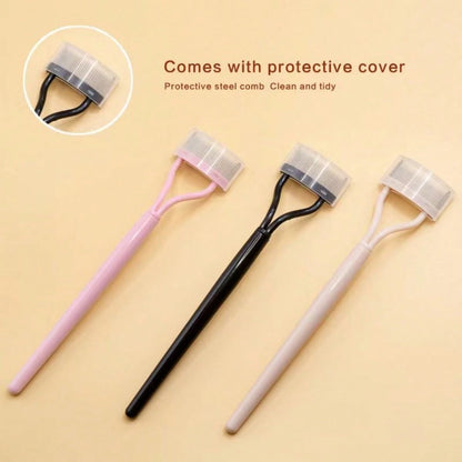 1pc Eyelash Comb Eyelash Separator Steel Needle Eyelash Comb Stainless Steel Dense Teeth Comb Portable Eyelash Curling Auxiliary Tool Makeup Tool Fake Eyelash Grooming Tool,Eyebrow Brush,Eyeshadow Bru