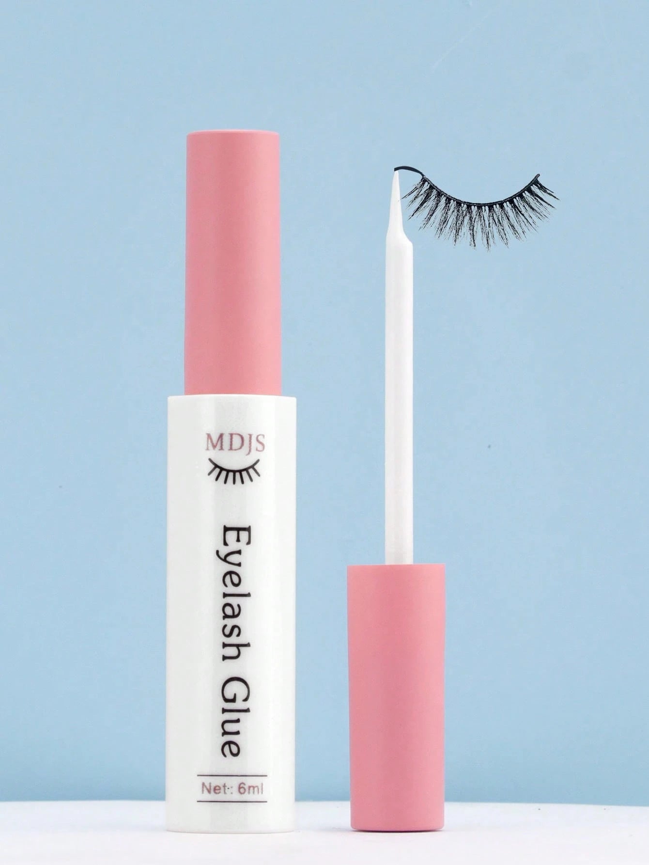 1pc False Eyelash Glue 6ml, Super Strong Setting, Gentle And Non-Irritating Transparent Eyelash Glue Does Not Contain Latex, Long-Lasting Eyelash Adhesive Waterproof White Strip Eyelash Glue, Quick-Dr