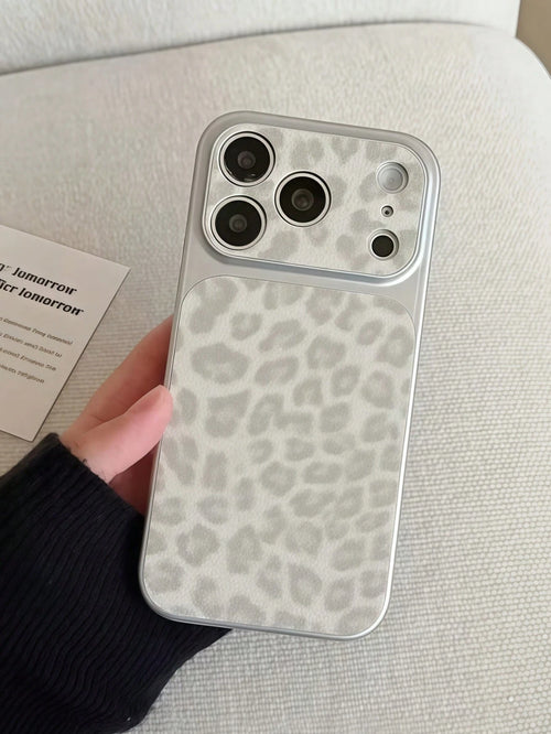 1pc Fashion Leopard Print Spray Painted TPU Full Coverage Phone Case Compatible With Apple 17 Pro Max/16 Pro Max/15 Pro Max/14 Pro Max/13 Pro Max/12 Pro Max/11 Pro Max/Galaxy S26 S25 S24 Ultra S24 Plu