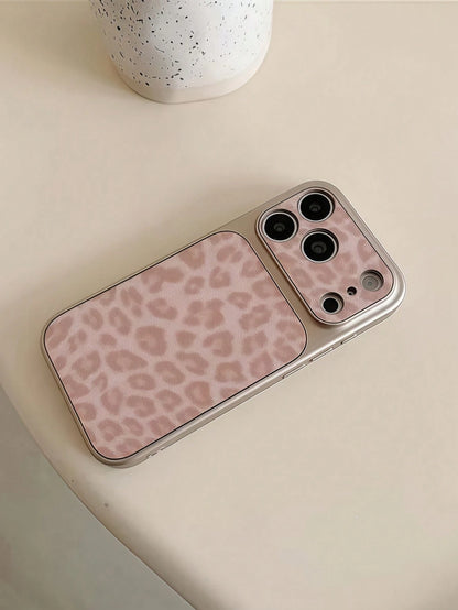 1pc Fashion Leopard Print Spray Painted TPU Full Coverage Phone Case Compatible With Apple 17 Pro Max/16 Pro Max/15 Pro Max/14 Pro Max/13 Pro Max/12 Pro Max/11 Pro Max/Galaxy S26 S25 S24 Ultra S24 Plu