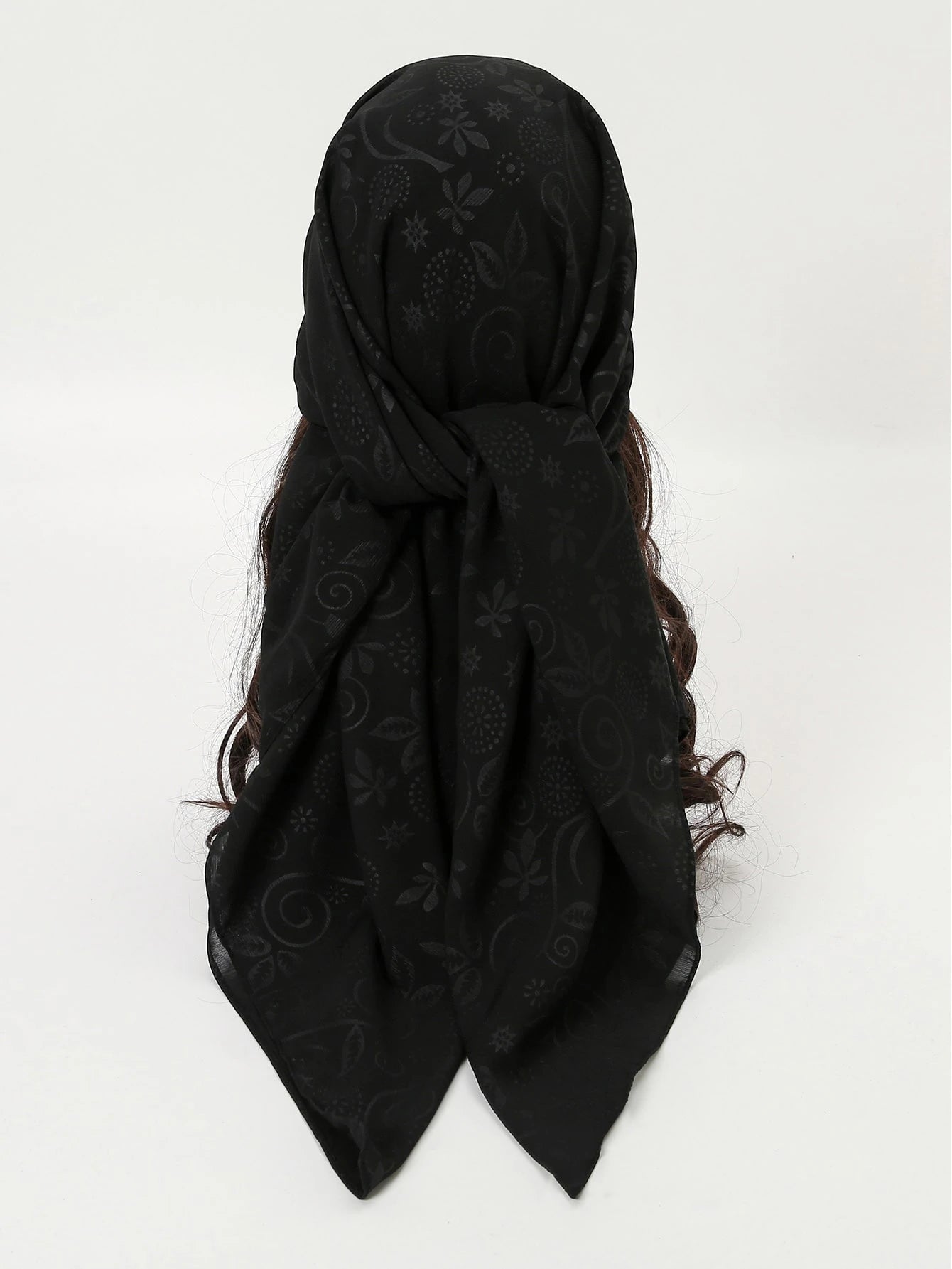 1pc Floral Print Bandana Elegant Fashionable Head Wrap For Decoration Bandana,Hair Band,Head Band Ideal For Dressing Up Your Look Witch