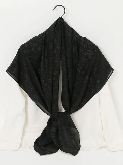 1pc Floral Print Bandana Elegant Fashionable Head Wrap For Decoration Bandana,Hair Band,Head Band Ideal For Dressing Up Your Look Witch