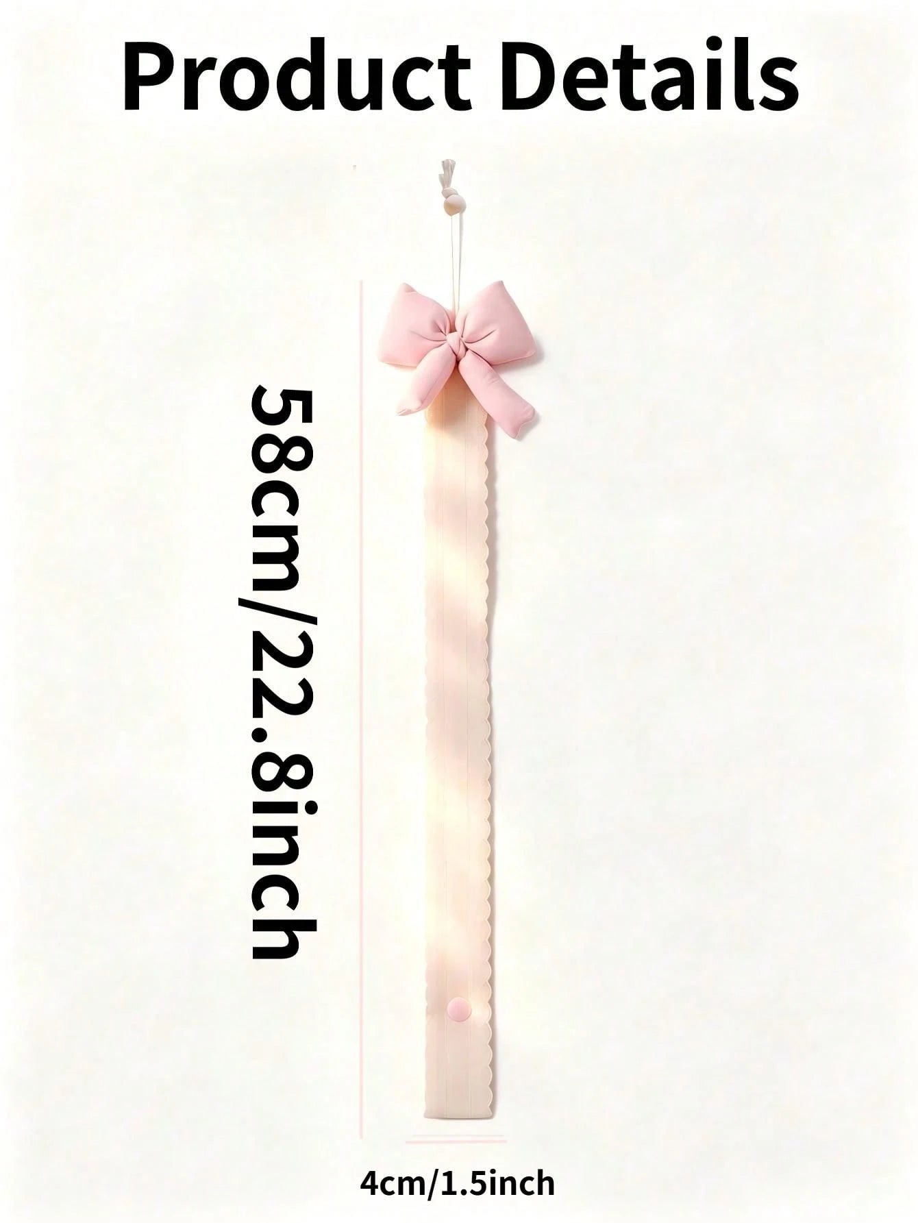 1pc/ Hair Accessory Storage Strap/ Door Storage Space, Women's Organizing Tool, Room Decor, Wedding Bathroom Decor, Home Decor, Accessories Hanging Storage For Hair Clips, Hair Ties And Other Hair A