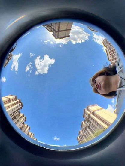 1PC Interesting Mobile Phone Fisheye Lens Three-In-One Mobile Phone Lens Magnifying Glass Fisheye Wide-Angle Macro Selfie Portable Lens Photography It Is Very Suitable For Macro And Wide-Angle Shooti