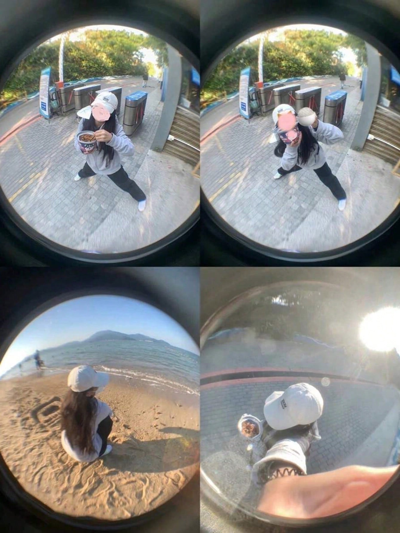1PC Interesting Mobile Phone Fisheye Lens Three-In-One Mobile Phone Lens Magnifying Glass Fisheye Wide-Angle Macro Selfie Portable Lens Photography It Is Very Suitable For Macro And Wide-Angle Shooti
