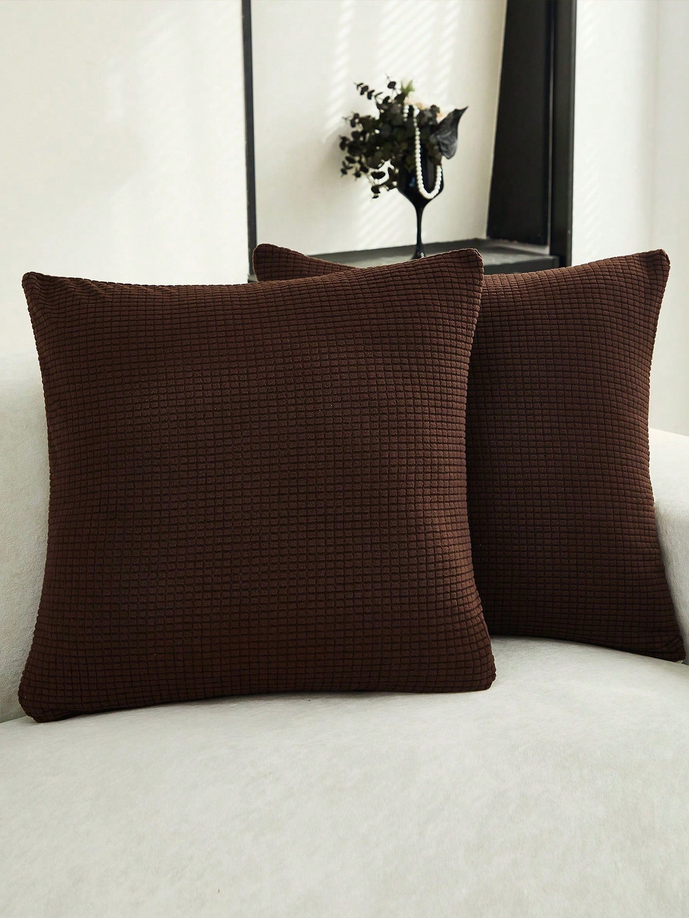 1PC Jacquard Pillowcase Sofa Pillow Covers Home Decoration Cushion Protective Cover