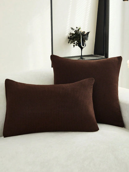 1PC Jacquard Pillowcase Sofa Pillow Covers Home Decoration Cushion Protective Cover