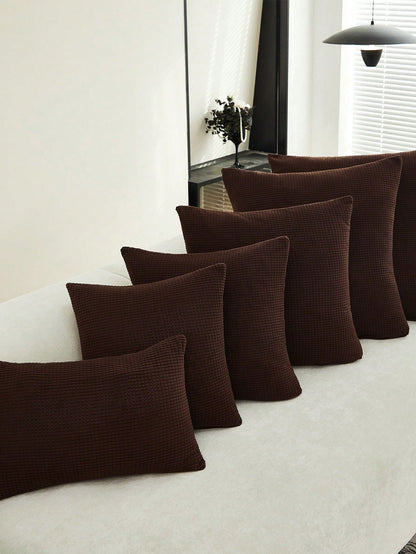 1PC Jacquard Pillowcase Sofa Pillow Covers Home Decoration Cushion Protective Cover