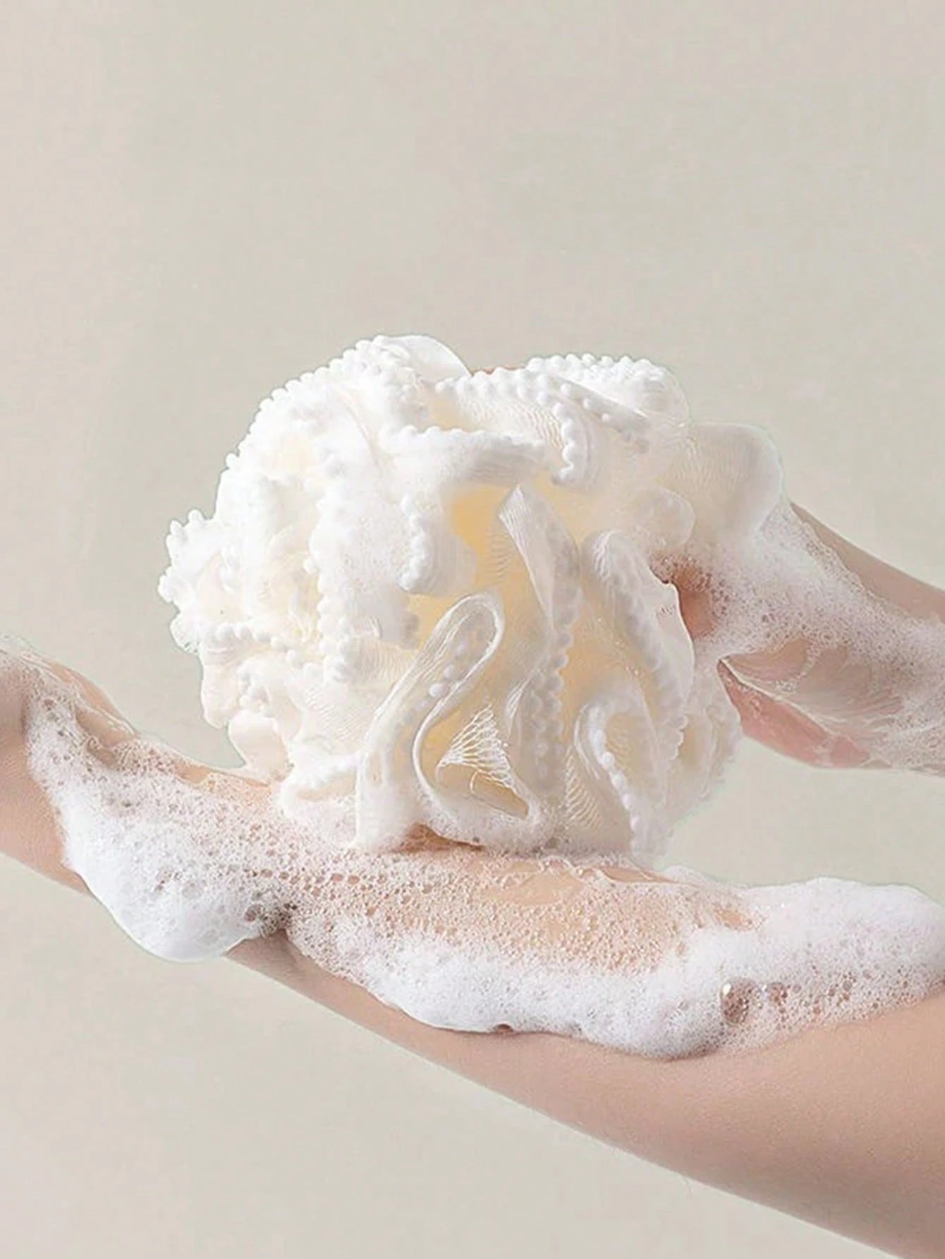 1pc Large Size Exfoliating Bath Sponge, Soft Rich Foam, Durable