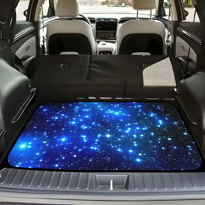 1pc Leopard Print Car Trunk Mat, Waterproof, Dustproof, Scratch-Resistant Vehicle Interior Accessory, Suitable For SUV, Sedan And Hatchback- Non-Slip Base, Durable- Easy To Clean And Maintain