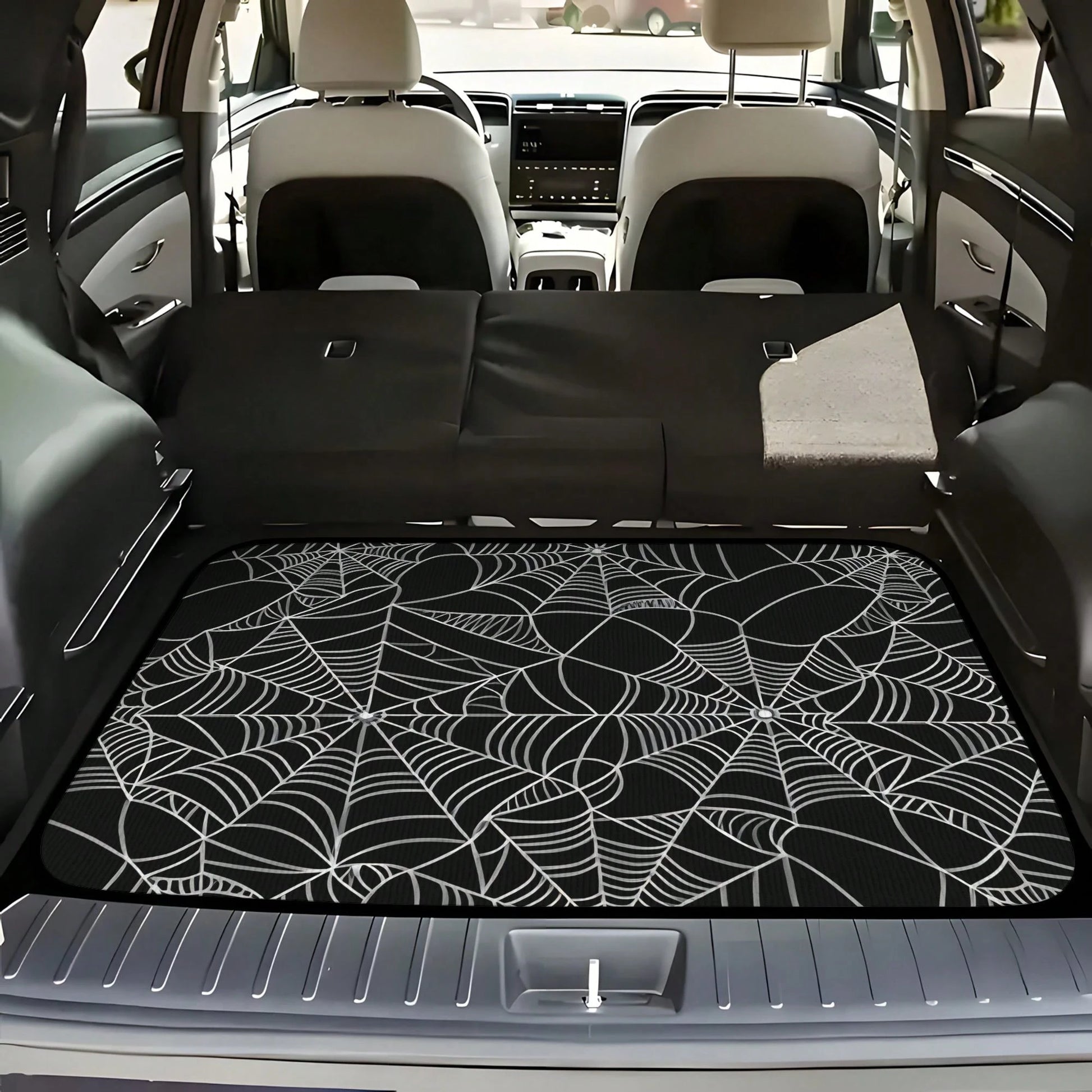 1pc Leopard Print Car Trunk Mat, Waterproof, Dustproof, Scratch-Resistant Vehicle Interior Accessory, Suitable For SUV, Sedan And Hatchback- Non-Slip Base, Durable- Easy To Clean And Maintain