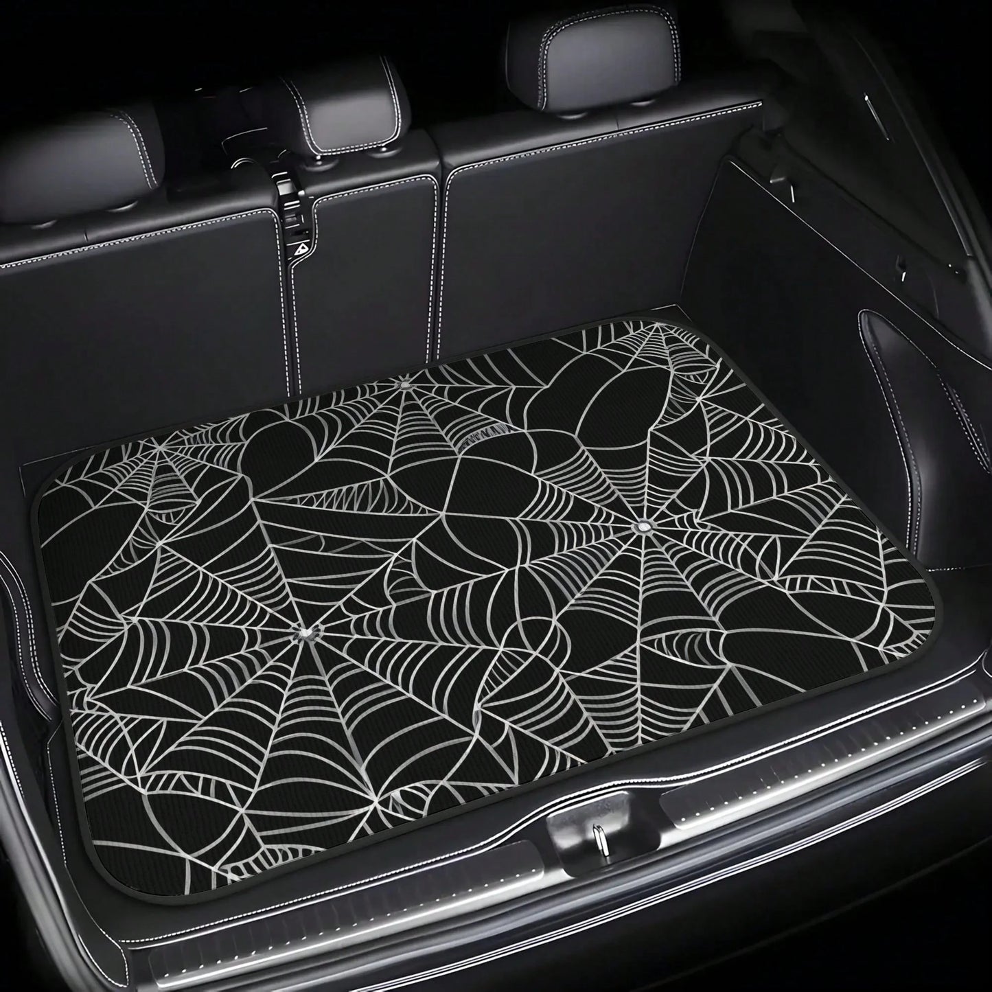 1pc Leopard Print Car Trunk Mat, Waterproof, Dustproof, Scratch-Resistant Vehicle Interior Accessory, Suitable For SUV, Sedan And Hatchback- Non-Slip Base, Durable- Easy To Clean And Maintain