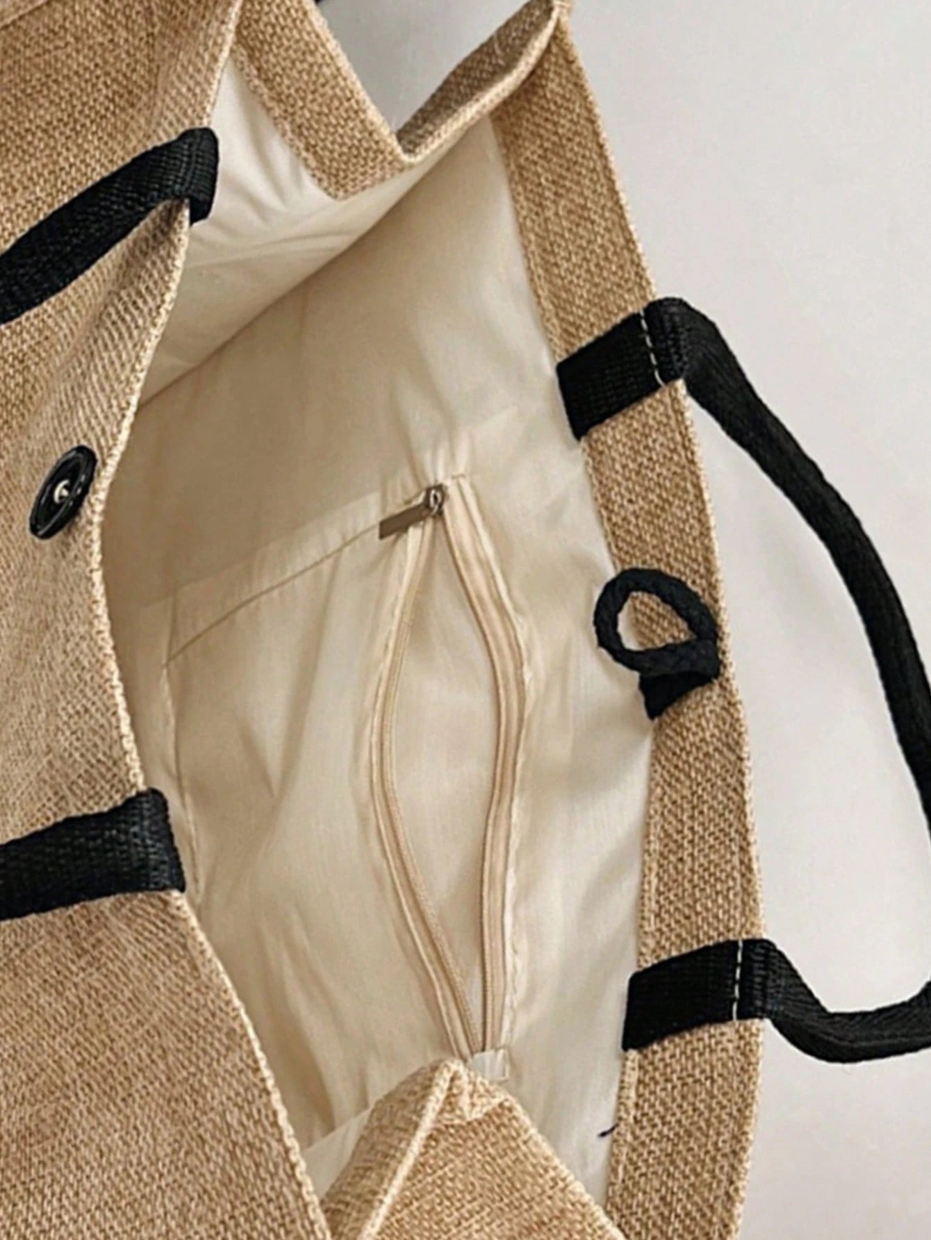 1pc Linen Letter Print Reusable Tote Bag, Personalized Gift Bag Suitable For Wedding, Birthday, Beach, Festivals, Large Capacity, Beach Bag, Women Letter Print Gift Handbag
