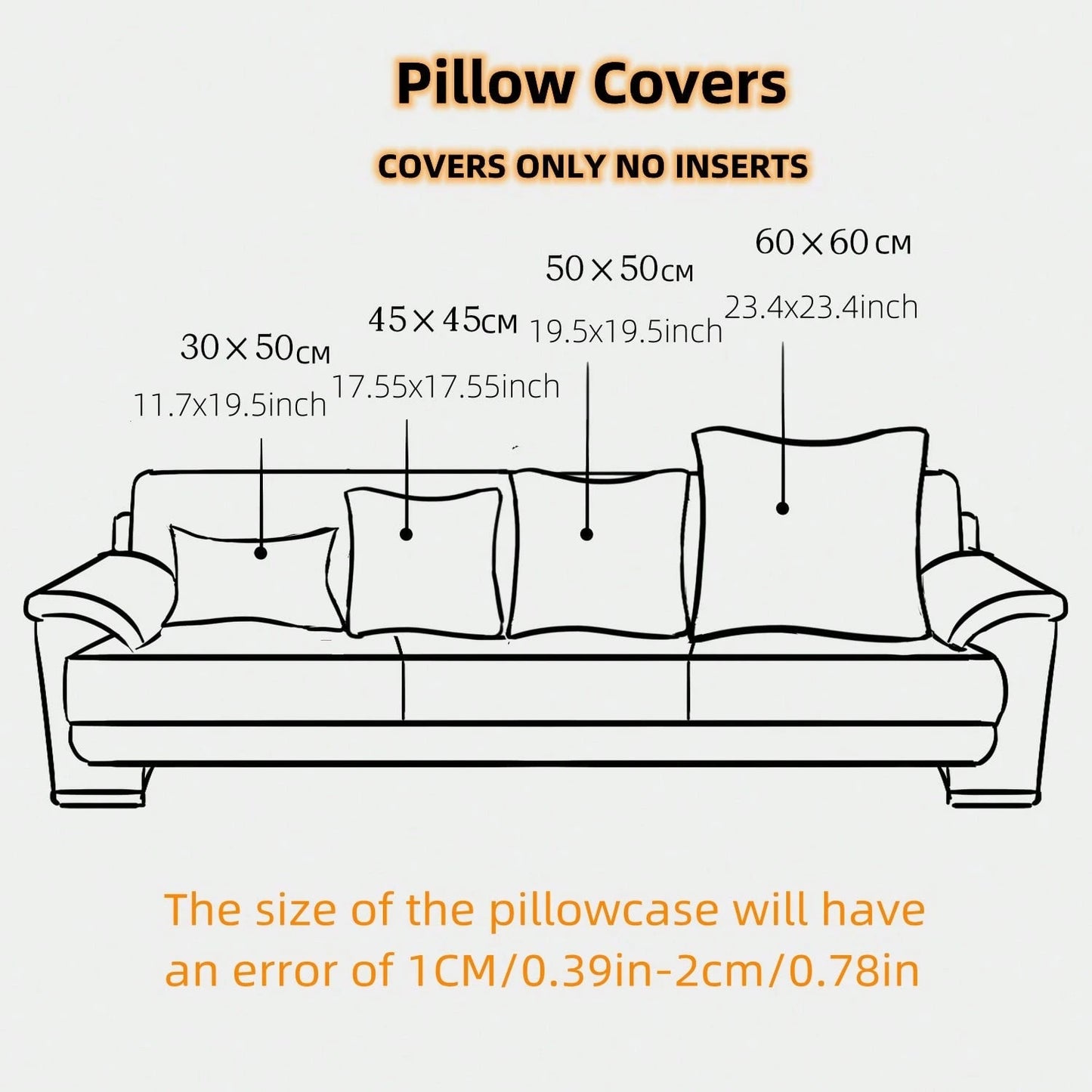 1pc Linen Pillow Case, Bohemian Textured Pillowcase, Beige Base With White And Navy Blue Stitching, Yarn Dyed Striped Cushion Cover, Suitable For Sofa, Living Room (Pillow Cover Only)