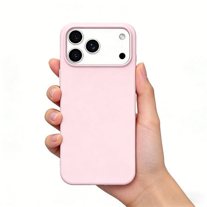 1pc Luxury Candy Color Liquid Silicone AI Button Phone Case, Compatible With IPhone 17 Air 16 15 14 13 12 11 Pro Max Plus, Ultra-Thin Anti-Drop Protection