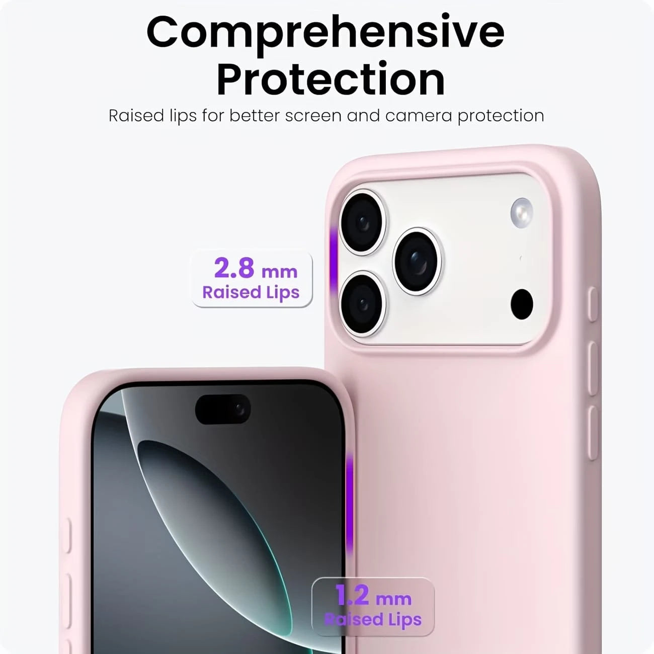 1pc Luxury Candy Color Liquid Silicone AI Button Phone Case, Compatible With IPhone 17 Air 16 15 14 13 12 11 Pro Max Plus, Ultra-Thin Anti-Drop Protection