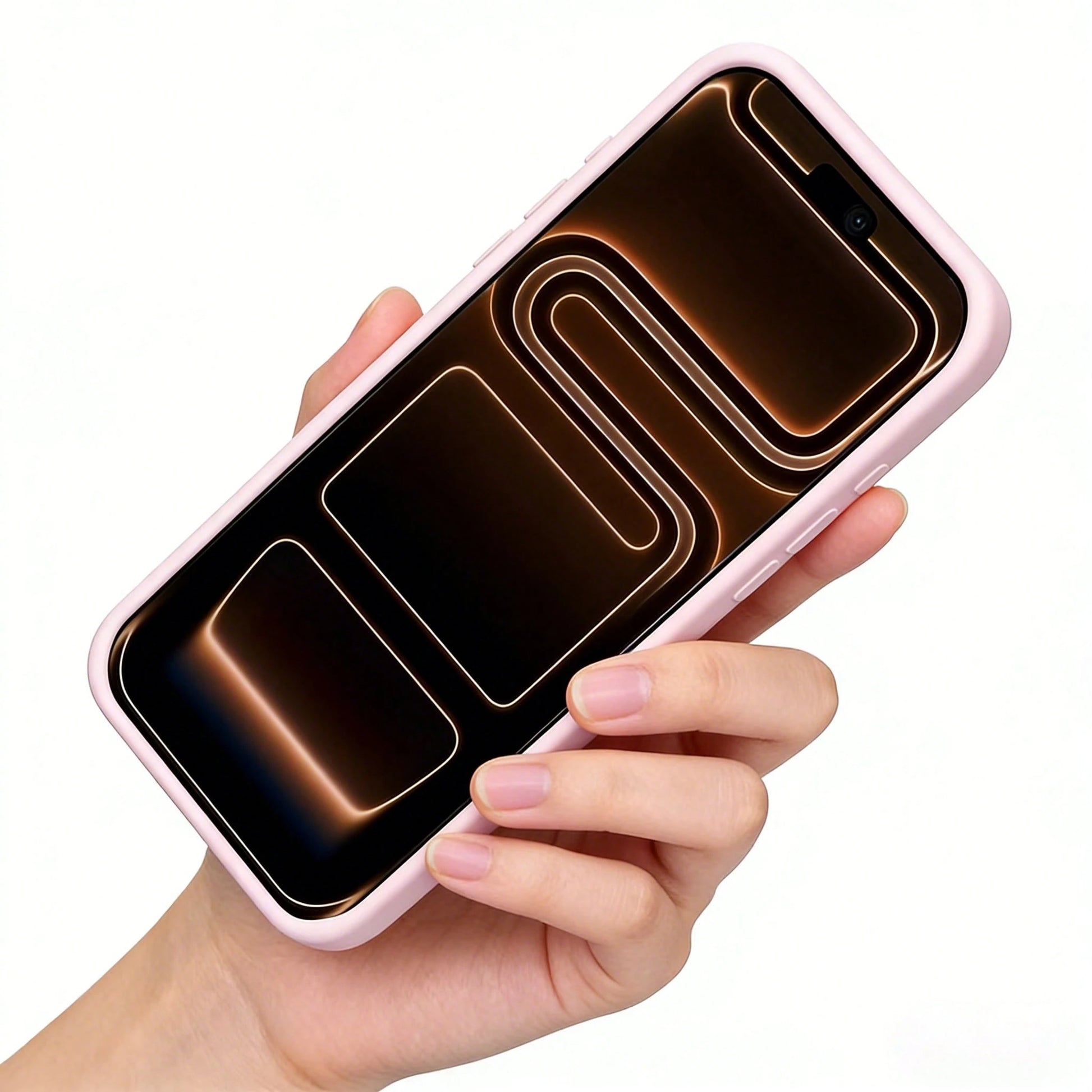 1pc Luxury Candy Color Liquid Silicone AI Button Phone Case, Compatible With IPhone 17 Air 16 15 14 13 12 11 Pro Max Plus, Ultra-Thin Anti-Drop Protection